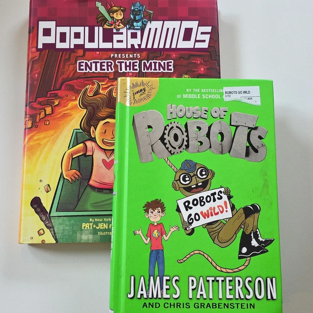 PipularMMOs And House Of Robots Chapter Books For 8 to 12 Year Olds
